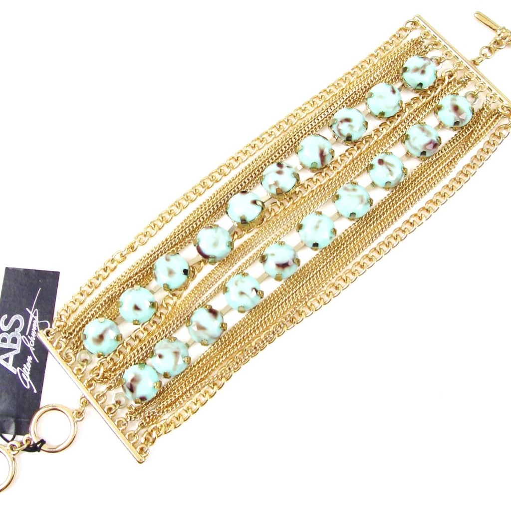 Abs Turquoise Epoxy Bracelet